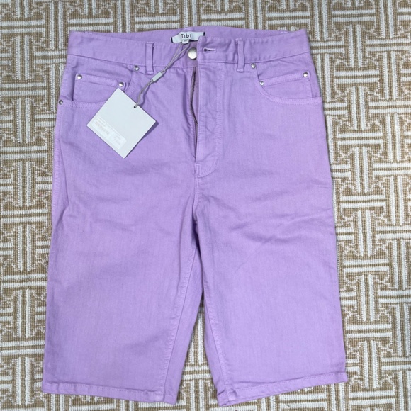 Tibi Lavender Shorts - Picture 2 of 4